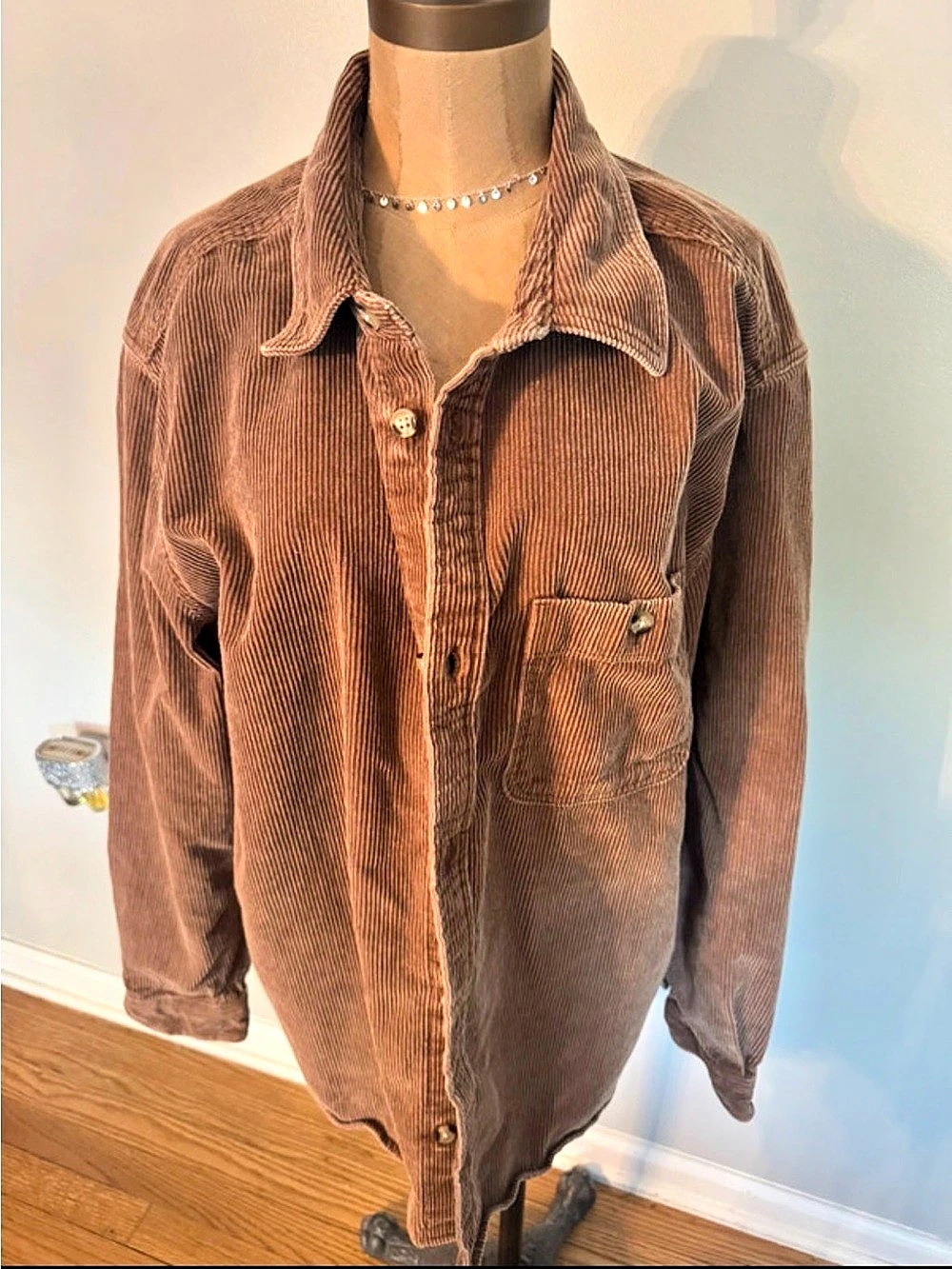 Urban Outfitters Corduroy Jacket Brown Size Large